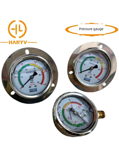 Injection molding machine pressure gauge Axial shock-resistant N60ZT 400KG 250KG hydraulic press hydraulic gauge