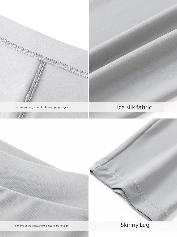 full marks Ice silk ma'am Thin money motion summer Leggings