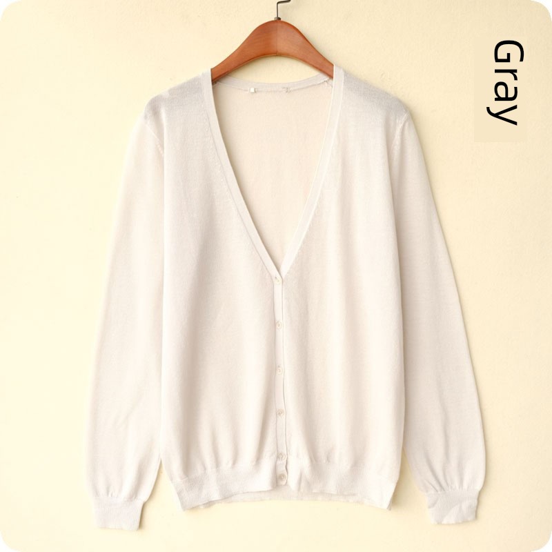 External order Tail goods ultrathin paragraph Hemp silk knitting Cardigan summer wear