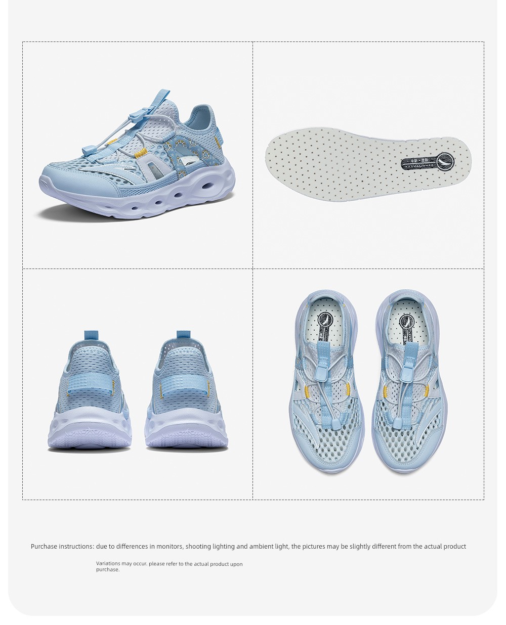 King of Water Trampling | Anta Kidsren's Girls' River-Tracing Shoes and Beach Shoes 2026 Summer New Outdoor Mesh Sports Sandals — 41
