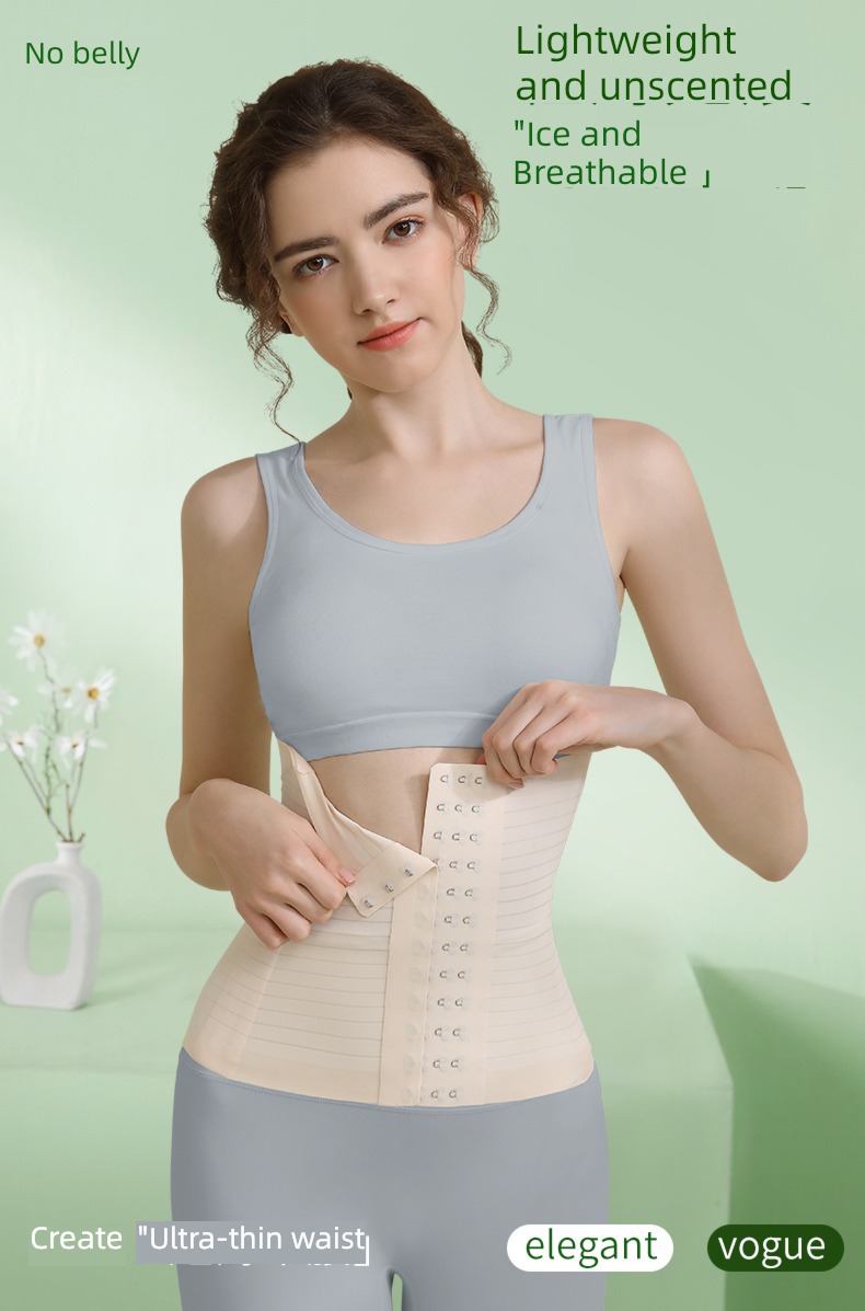 Strength No crimping summer Thin money Plastic waist Abdominal band