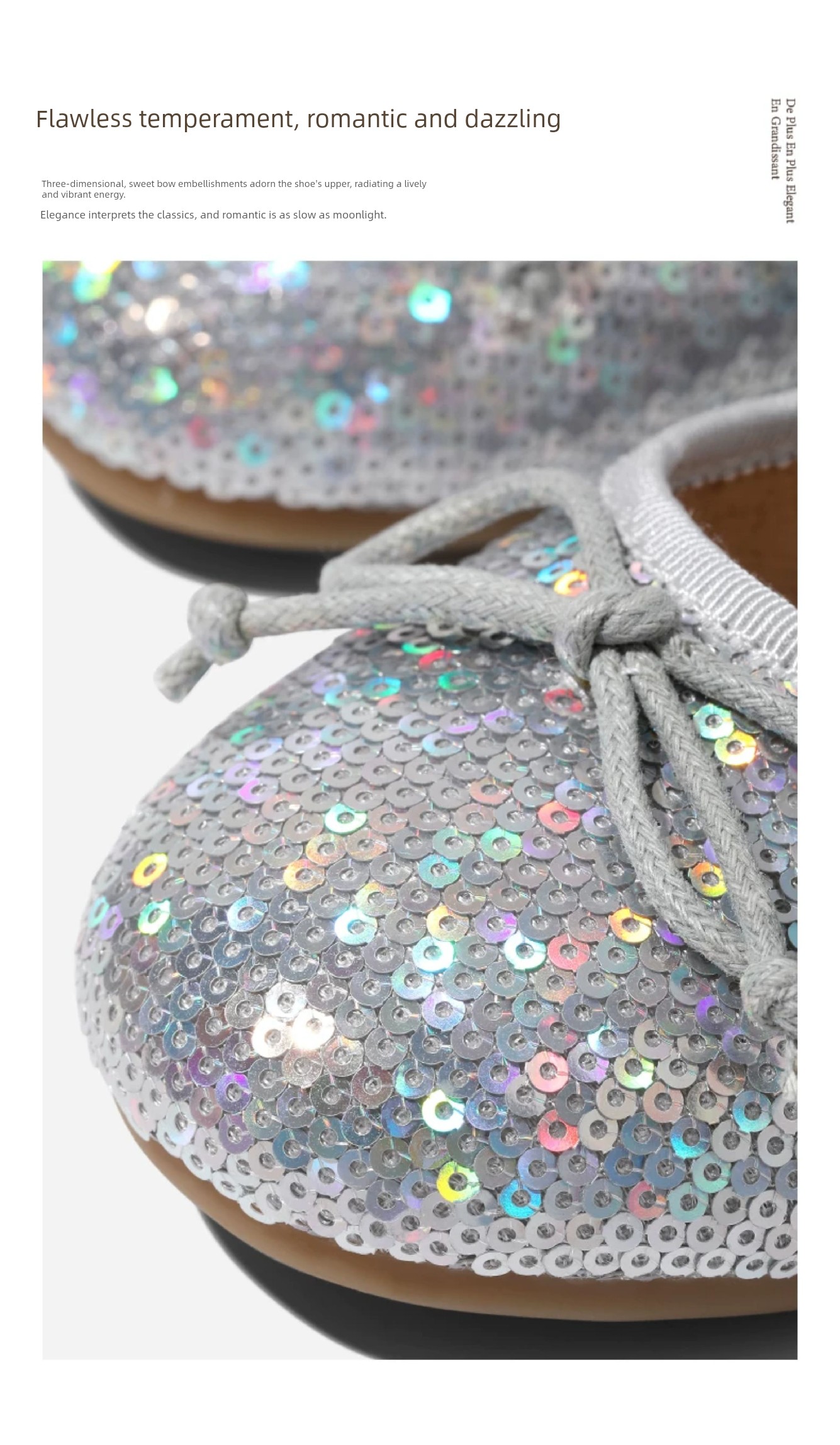 Ariaca Little Girl Soft Bottom Kids Shiny Princess Shoes — 17