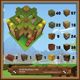 8mm small particles Minecraft magnetic square educational toys creative Children's Day gift building block house