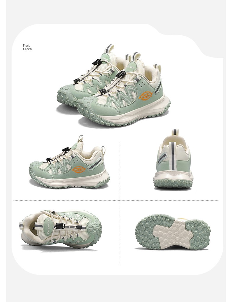 Dickies Medium and Large Children's Sports Shoes for Boys and Girls, 2026 Autumn New Model, Lightweight Shock-Absorbing Wear-Resistant Dad Shoes — 25