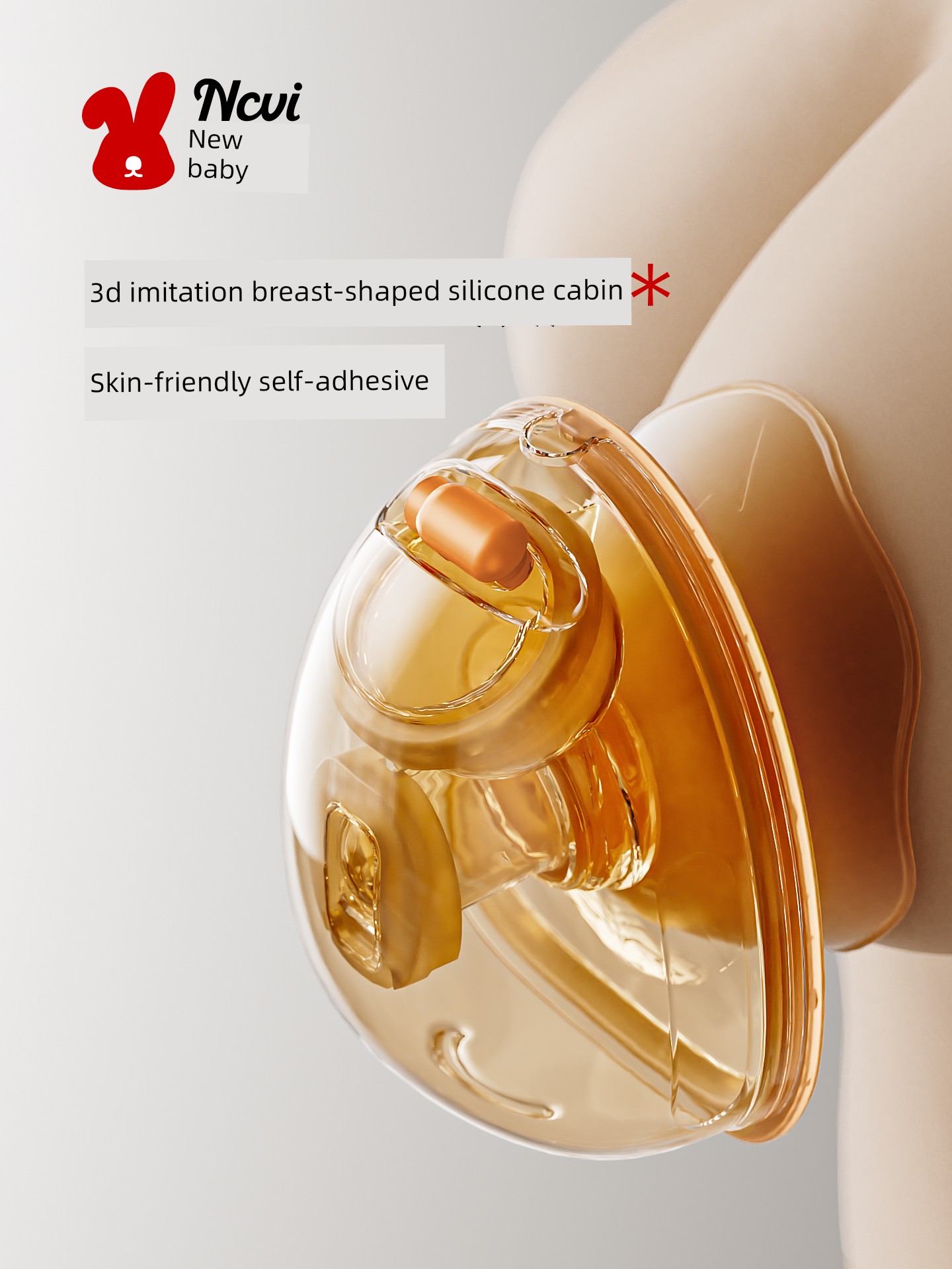 [Unlock New Breast Pumping Positions] Xinbei Hands-Free Three-Way Suction Type Suitable for 8782/8132 Suction Accessories — 3