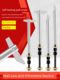 Self-locking through wall screw wall saw water drilling rig universal red brick hollow drill fixed lengthened repetitive expansion bolt semi-automatic