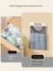 Home kitchen plastic bag storage net bag household large capacity garbage bag without hole drilling storage artifact storage bag