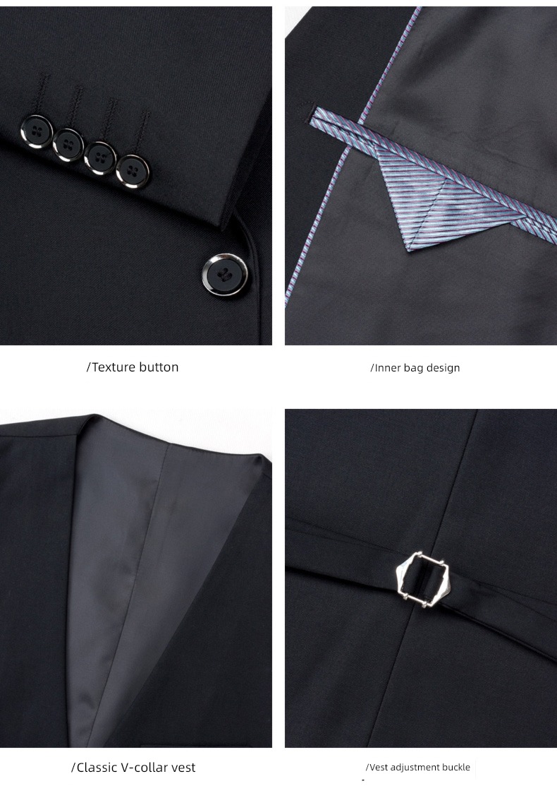 man Korean version Self-cultivation groomsman marry man 's suit suit