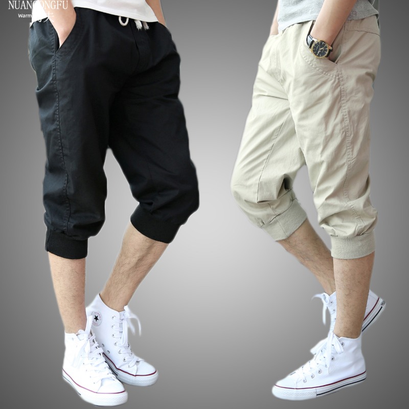 summer leisure time run 7 points Korean version Self-cultivation men's shorts