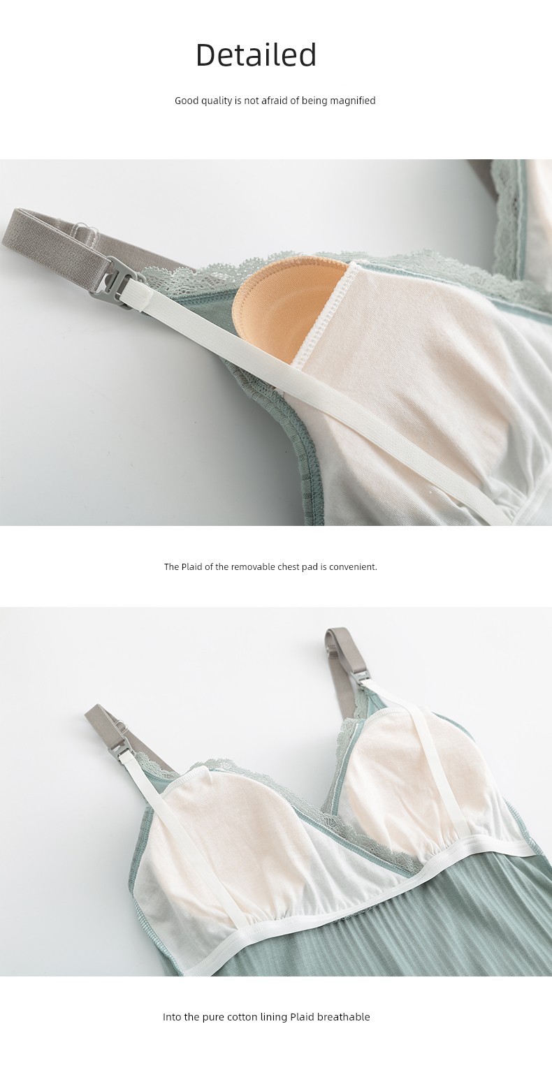 Breastfeeding Vest for Pregnant Women, Modal Undershirt for Pregnancy, Suitable for Breastfeeding, Thin Style for Autumn, Winter, and Summer — 19