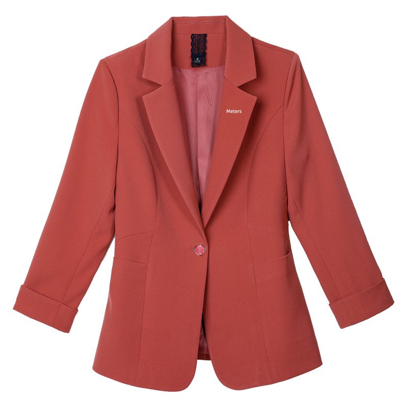 fashion Chiffon Blazer Show thin Age reduction jacket loose coat