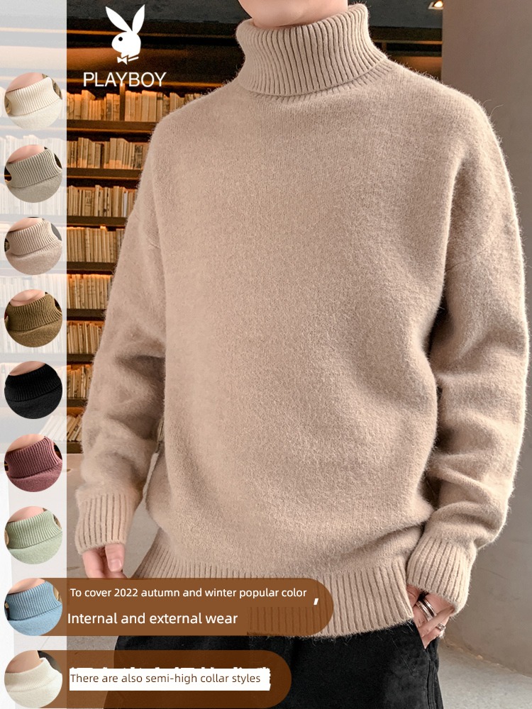 dandy easy trend Versatile High collar sweater