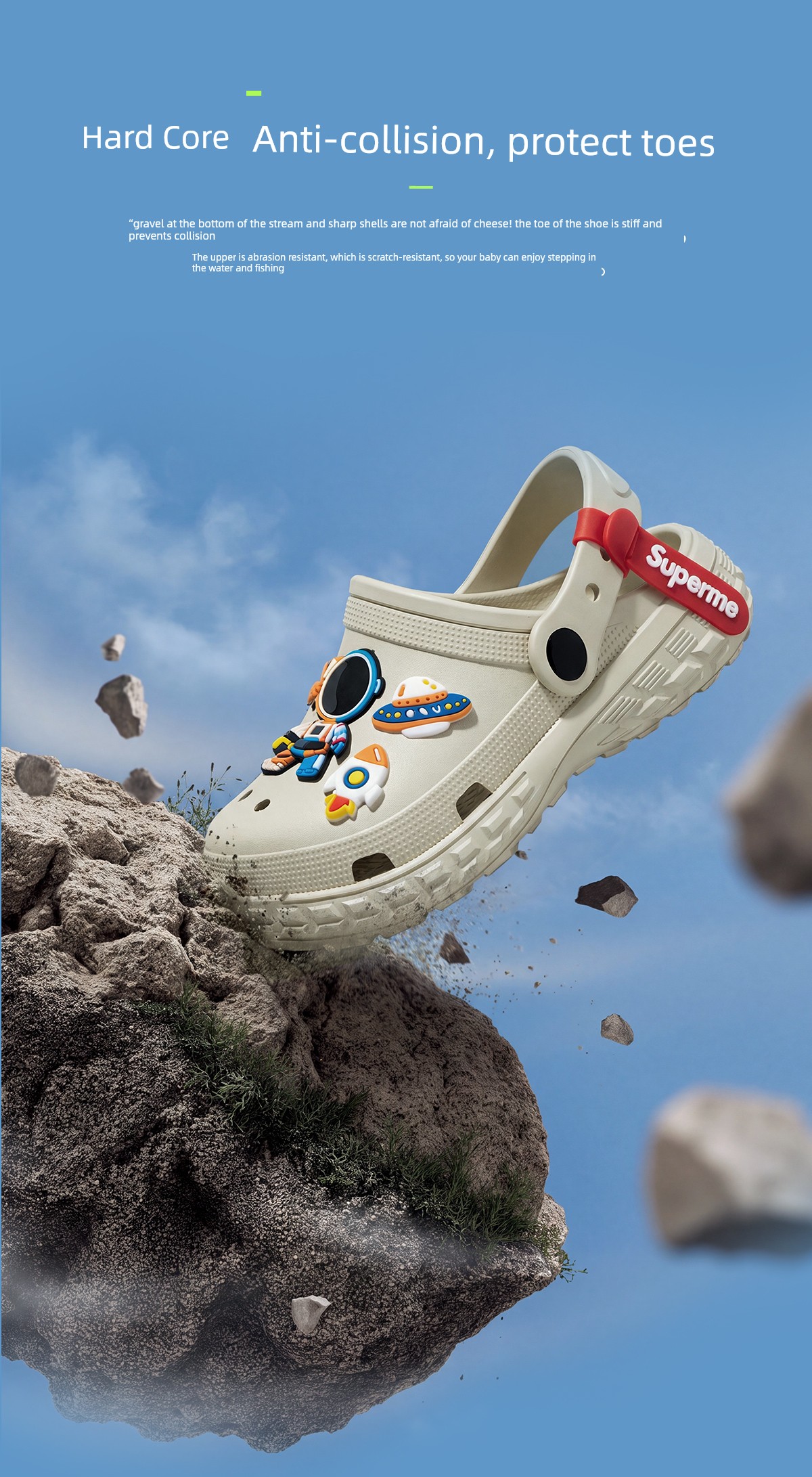 Lidani Children's Slippers Boys' Clogs 2026 New Summer Big Kids Non-Slip Beach Boys' Closed-Toe Sandals — 5