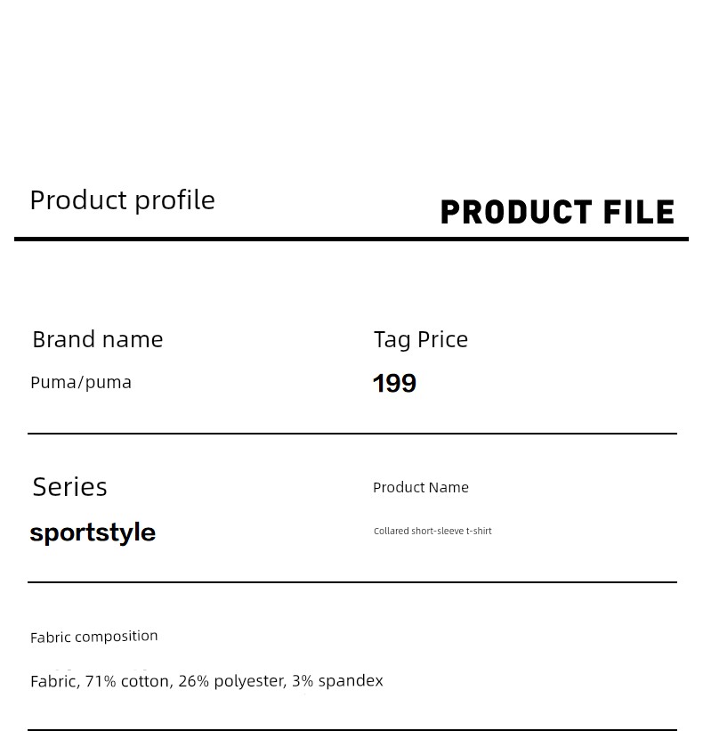 Puma Official Children's Clothing New Summer Short-Sleeved T-Shirt Polo Shirt Fashionable Lapel Sports Top — 10