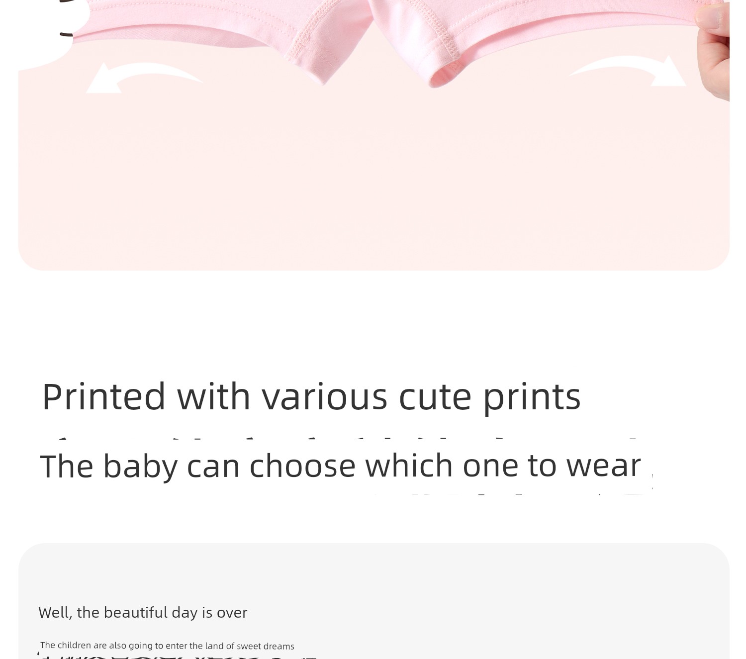 Children's Underwear for Girls, Pure Cotton, Class A, Baby-Sized, Full Flat Four-Corner Style, Suitable for Medium and Large Kids, Does Not Pinch the — 51
