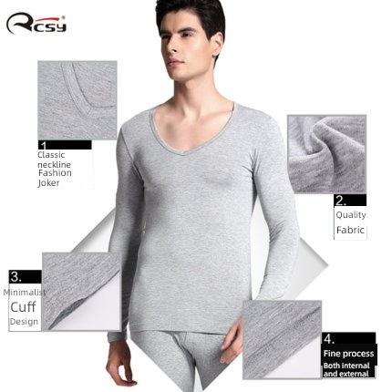 modal  man singleton  Tight fitting Long sleeve Undershirt