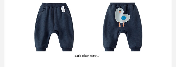 [Butt Pants] Mini Balabala Baby Pants for Boys and Girls 2026 Autumn/Winter Fleece-Lined Cute Infant Pp Pants — 33