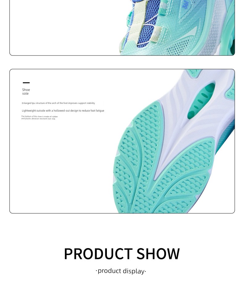 Wind Permeability 7 | 361 Kidsren's Shoes, Girls' Sports Shoes, Boys' Running Shoes, Autum New Student Mesh Breathable Kidsren's Shoes — 35