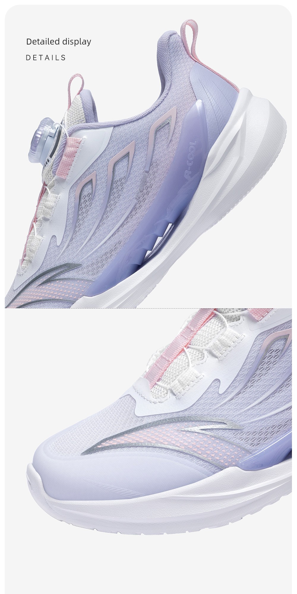 Ride the Wind 2 | Anta Kidsren's Sports Shoes, Girls' Running Shoes, 2026 Early Autumn Kidsren's Shoes, Professional Running Shoes for Students and Girls — 24