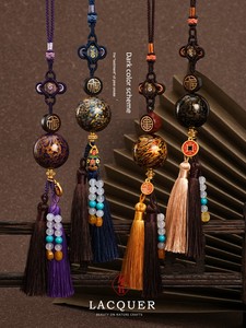 【Discounted Price】Dongguan Lacquerware Jewelry Pendant Trendy Light Luxury Hanfu Accessories - Fulu Shou