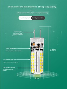 Led Pin 220V Two Pin Crystal GenOptics Aura Essence