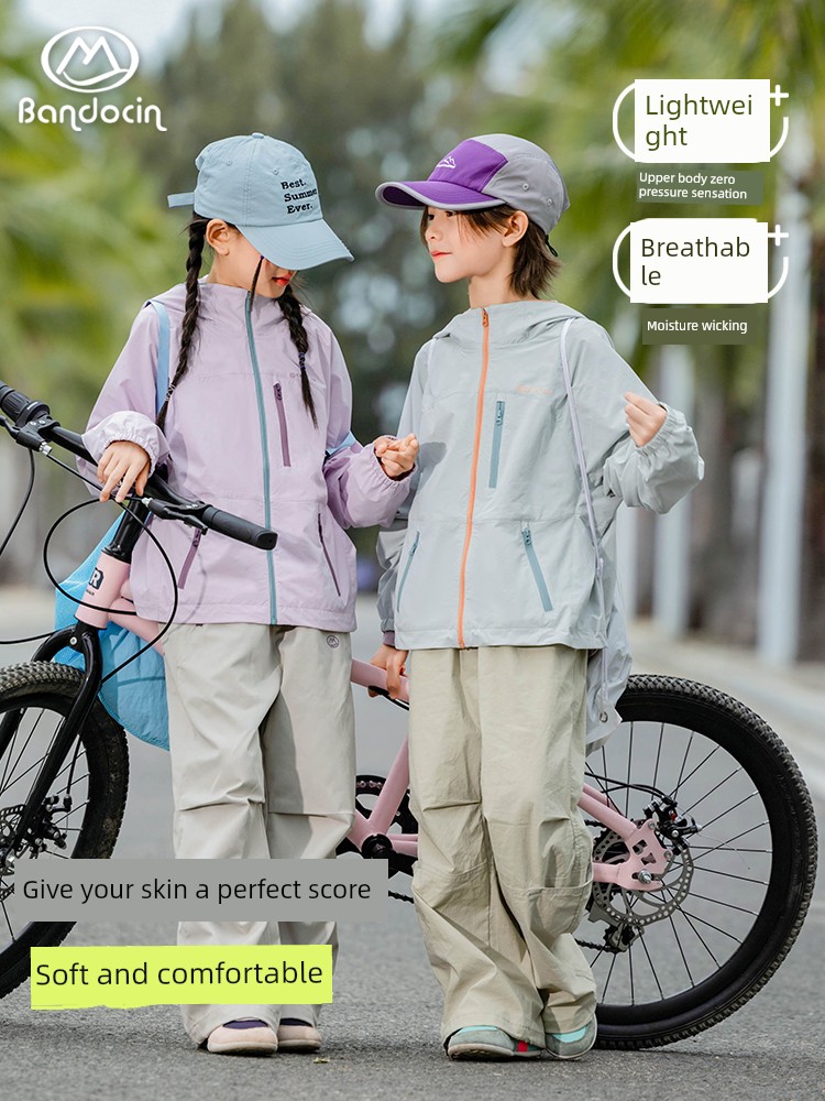 Trendy Children's Autumn Sports Jacket for Older Kids, 2026 New Model, Boys and Girls Spring and Autumn Hooded Top — 4