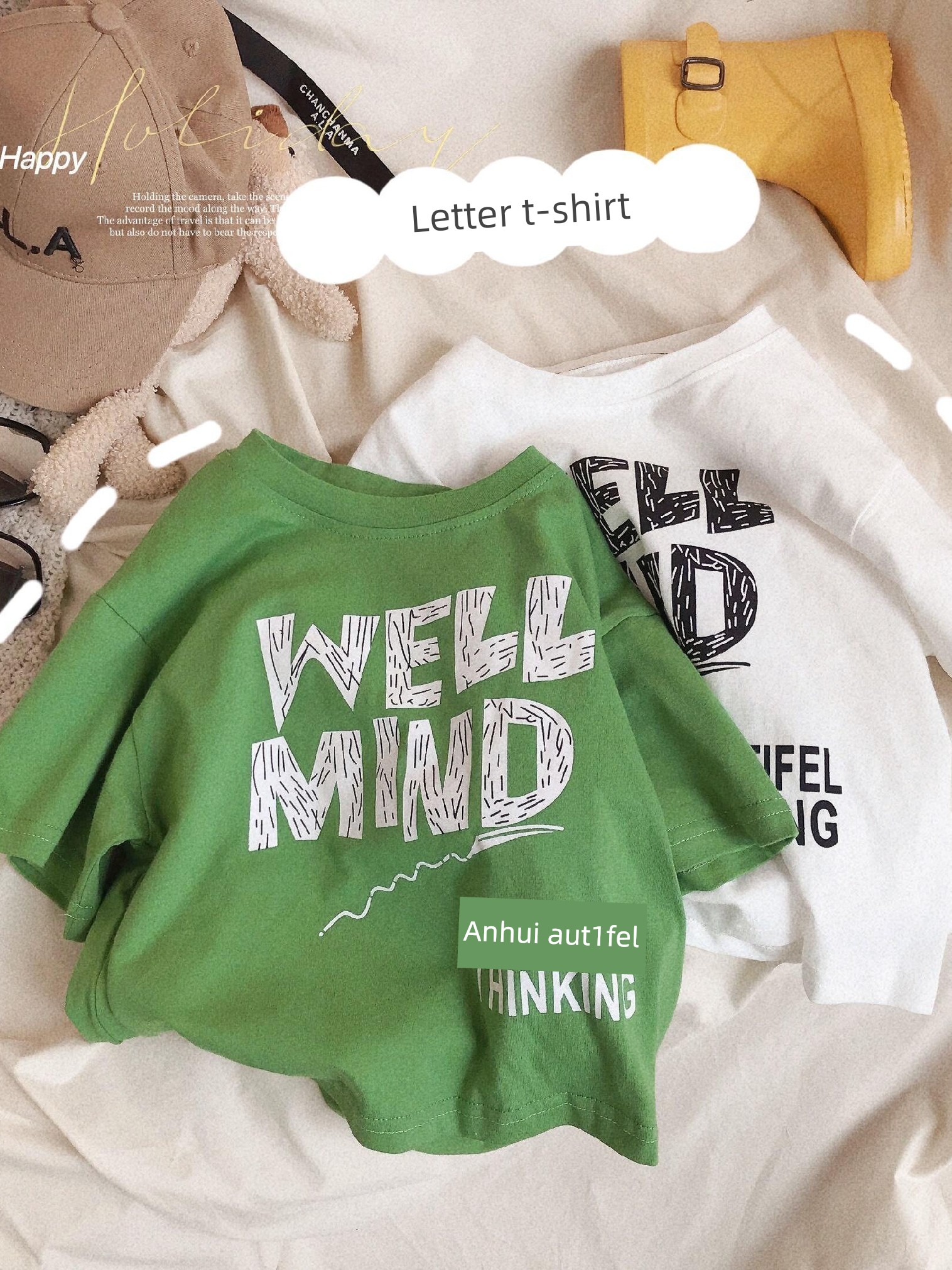 Boys' Short-Sleeved Pure Cotton T-Shirt, Kidsren's Summer Bottoming Shirt, Baby Girl's Half-Sleeved Top, Versatile and Simple, 2026 New Style