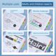 A4 file bag multi-layer folder primary school student test paper sorting transparent insert artifact junior high school high school students large capacity book clip classification test paper clip document book storage bag organ bag