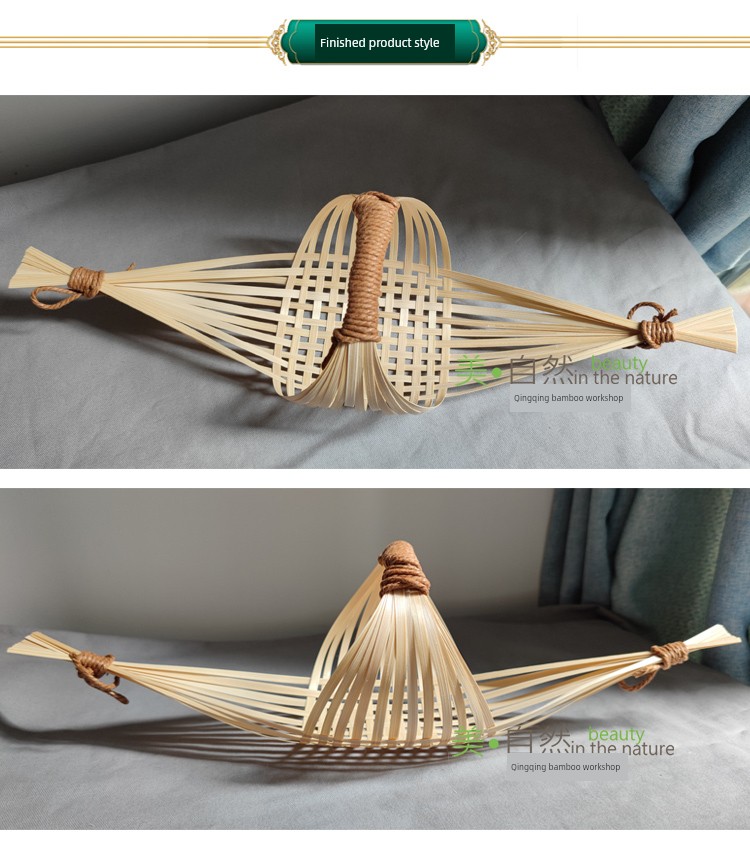 Bamboo Weaving Boat Material Kit, Bamboo Weaving DIY Material Kit, School Handmade Material Kit, Bamboo Weaving Intangible Cultural Heritage, Ancient Style Creativity