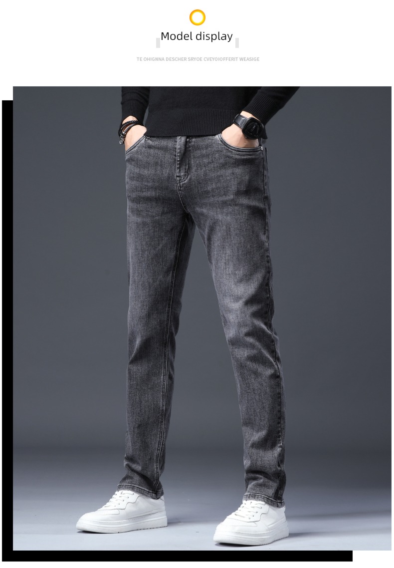 jeep JEEP black Autumn and winter trend Jeans