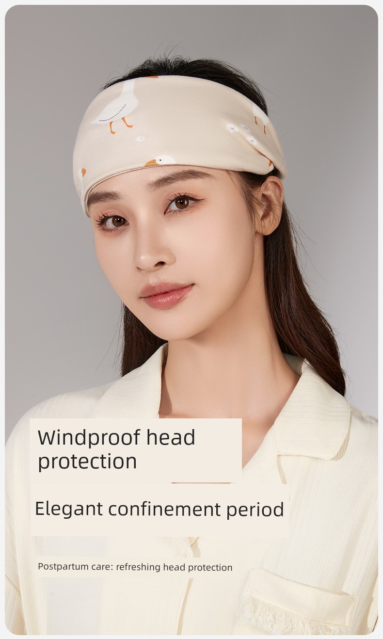 October Crystalline Fall and Winter Eye Mask Headband Forehead Protection Pregnant Women — 2