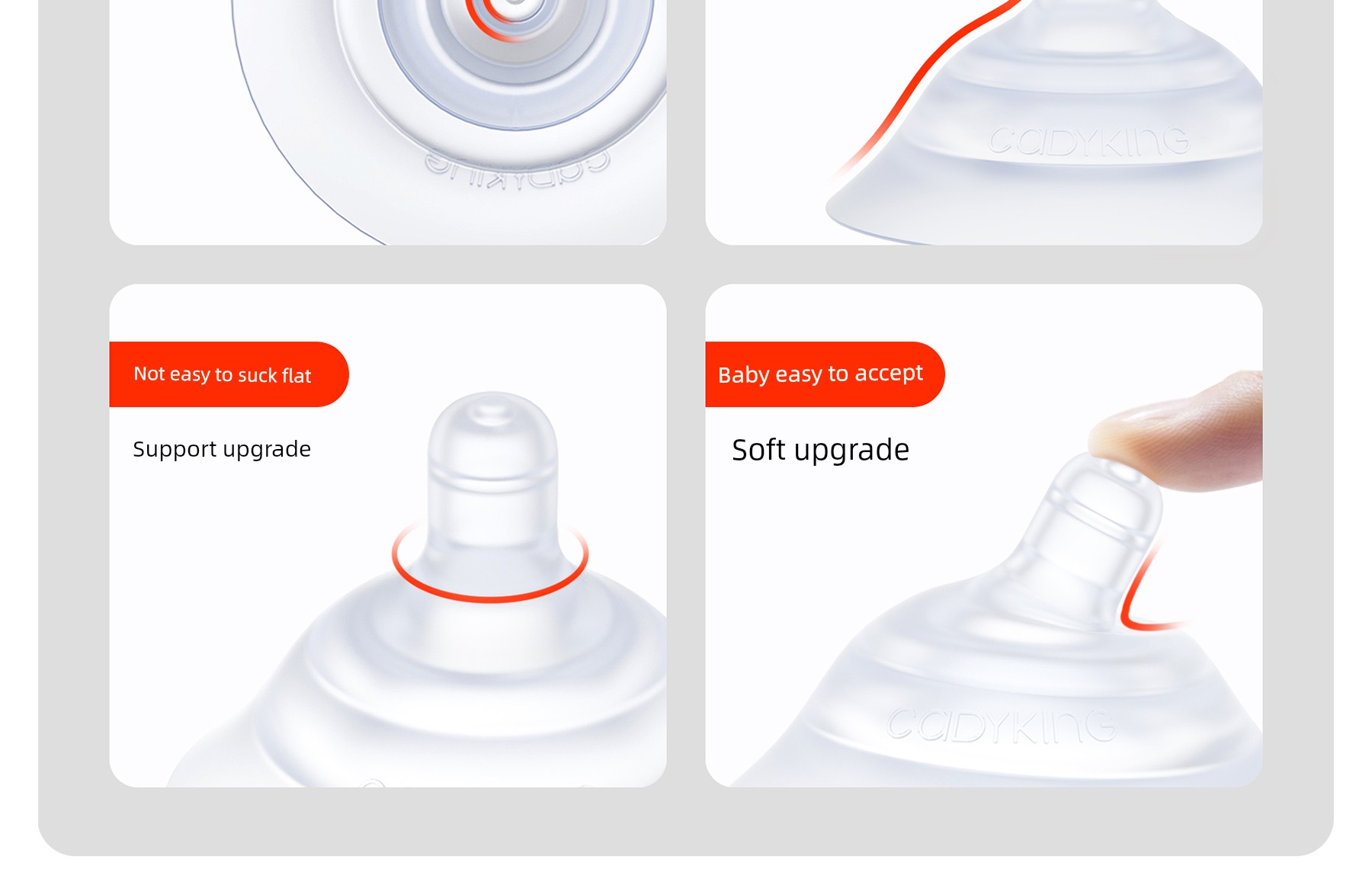 Cadyking Mammilla Sheath Nursing Nipple Shields Double-Layer Anti-Bite Milk Shield Inner Feeding Artifact Breastfeeding Ultra-Thin — 11