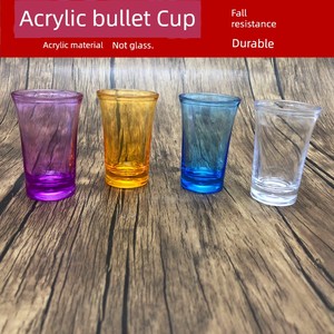 Acrylic Wine Cup Plastic Pc White Wine Glass Shooter Glass Shooter Glass Shot Glass Liquor Divider Wine Glass Creative B
