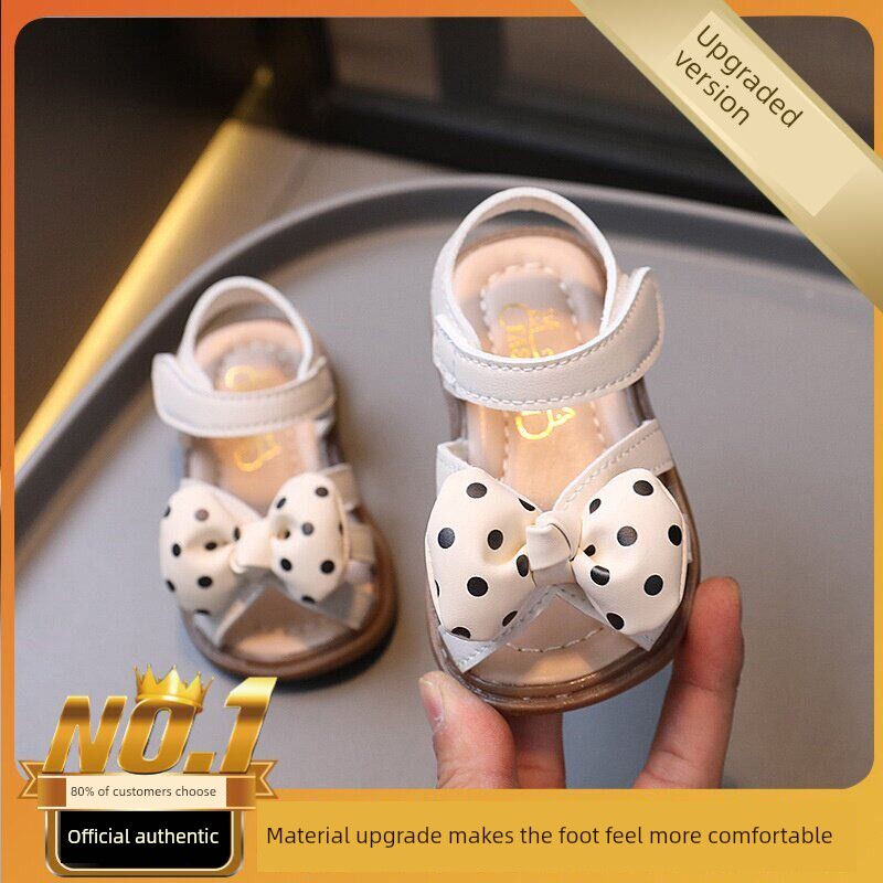 British Baby Sandals Summer 2026 New Style Toddler Shoes for Girls Soft-Soled Open-Toe Toddler Shoes Girls Princess Shoes — 3