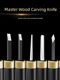 Nitride white steel engraving knife Woodworking carving knife Handmade white steel engraving knife Handmade knife Hardwood engraving knife Nuclear engraving gourd