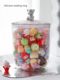Mengli Storage Box Large Capacity Mini Figure Display Rack Sealed Candy Cane Ornament Store Rack Transparent Pang Bottle