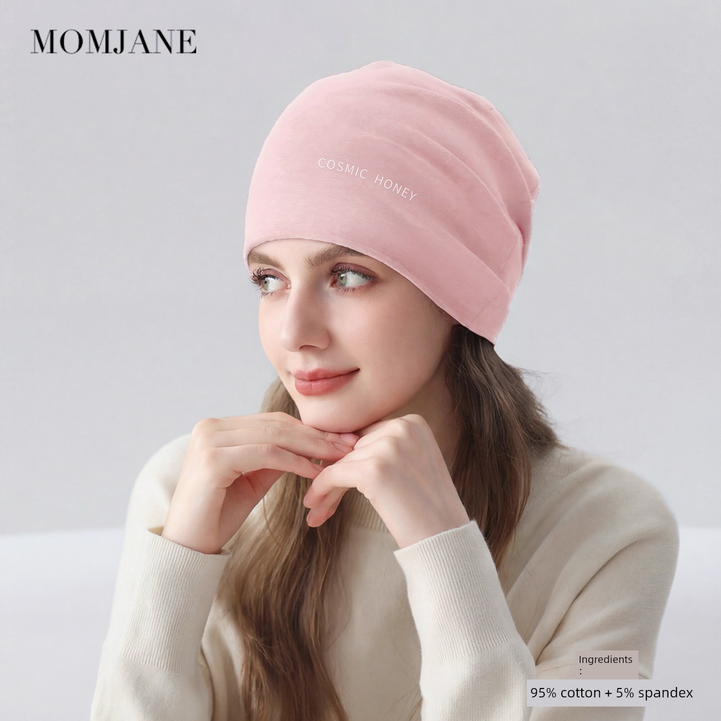 Postpartum Hat for Autumn and Winter, Thin, Windproof, Warm, Suitable for Pregnant and Postpartum Women, Large Head Circumference, Can Be Worn While — 2