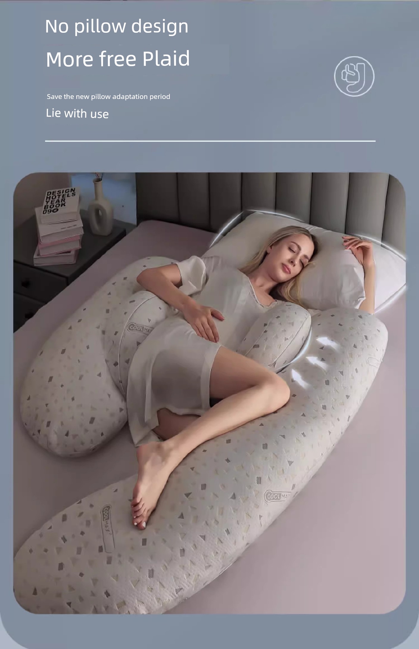 Belly Support Side Pillow Pregnancy Leg-Supporting Handy Gadget Waist Support — 9