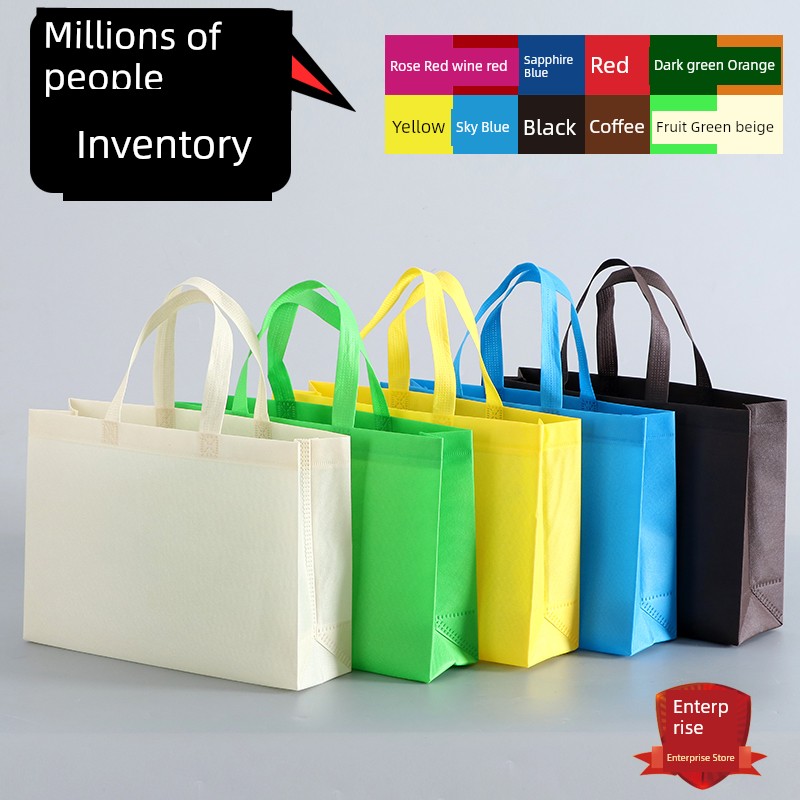 Thickened Durable Black Canvas Bag Printing Environmental-Friendly