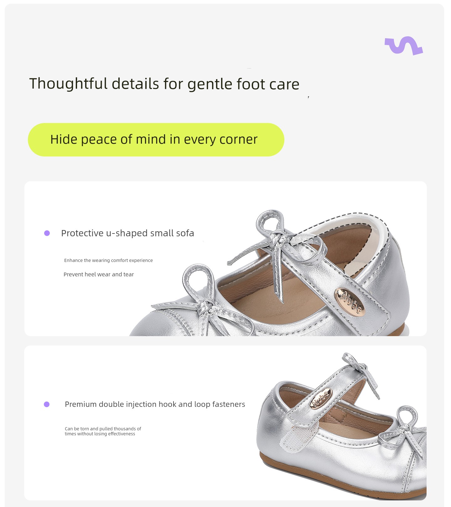 Nubi Childhood Genuine Leather Girls' Little Leather Shoes Autumn New Style Soft Sole Simple Princess Shoes for Girls — 12