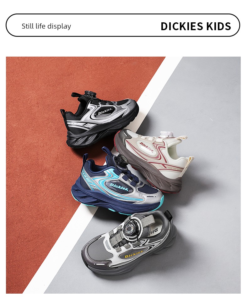 Dickies Children's Sports Shoes for Boys and Girls, 2026 Autumn New Model, Children's Non-Slip Thick-Soled Height-Increasing Dad Shoes — 15