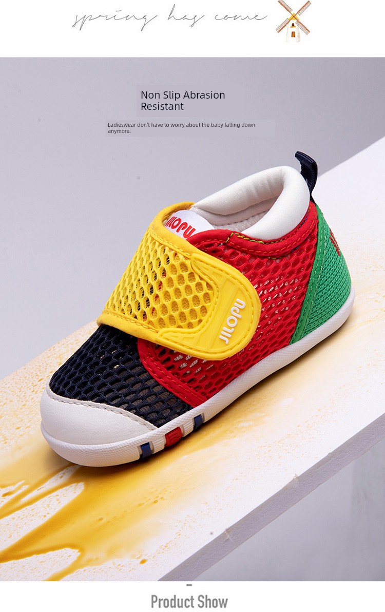 Kilopu 2026 Summer Hollow-Out Soft-Soled Baby Walking Shoes Breathable Mesh Non-Slip Anti-Fall Heel Baby Shoes for Boys and Girls — 10