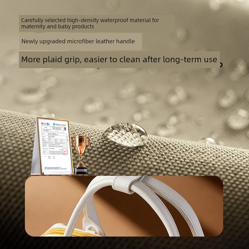 Alamom Mommy Bag Single/Double Shoulder Handbag Large Capacity Lightweight Mother and Baby Outing Stroller Small Hanging Bag — 5