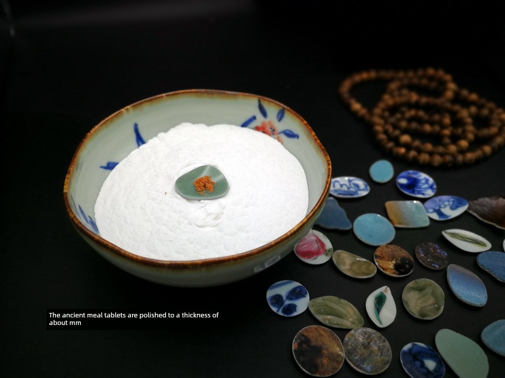 Ancient Porcelain Fragments, Ultra-Thin Incense Accessories for Fire-Proof Incense Burning, Authentic and Polished, Approximately 1 Millimeter Thick, 80 Packs, Shipped by Sf Express