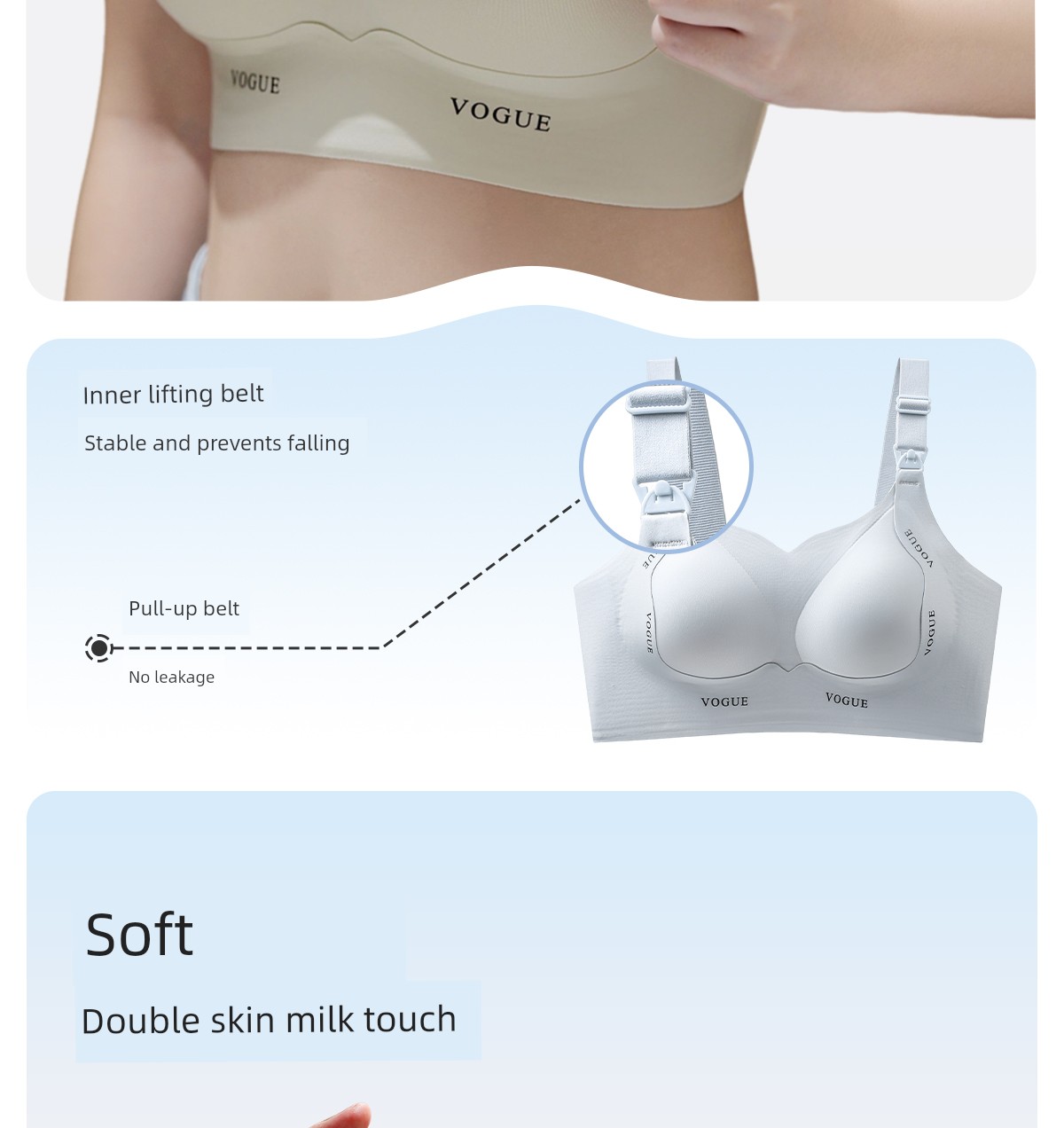 Urban Beauty Anti-Gravity Maternity Nursing Bra, Special for Pregnancy and Postpartum, Push-Up Anti-Sagging Nursing Bra, Large Size — 6