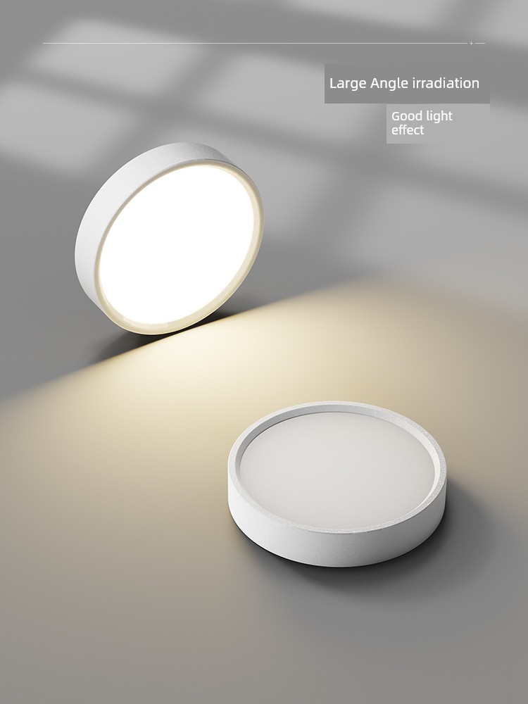Ultra-Thin Surface Mounted Downlight round Led Small Ceiling Light Ceiling Lamp Aisle Light Hallway Corridor Hallway Ceiling Spotlight
