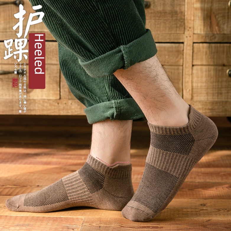 Cotton Short tube ventilation Sweat absorption Low Gang Four seasons Socks