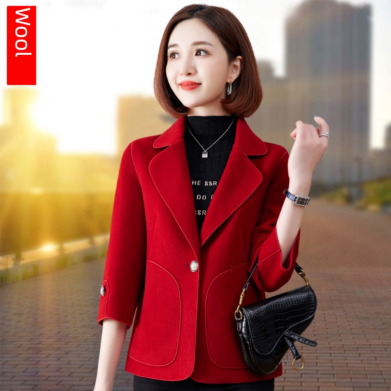 Little fragrance Cashmere have cash less than that is registered in the accounts loose coat Autumn and winter clothes