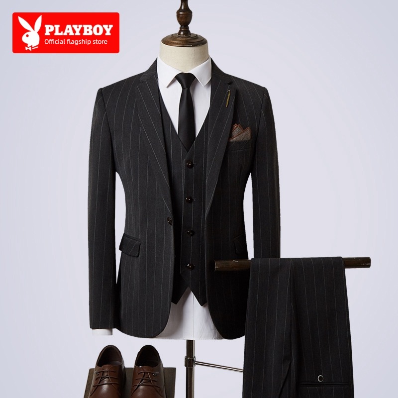 dandy Korean version Self-cultivation groomsman man 's suit suit