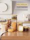 Rotary sealed jars, mixed grains, dried fruits, kitchen storage jars, bottles, food grade plastic stackable storage box